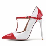 Arden Furtado Summer Fashion Trend Women's Shoes Pointed Toe Stilettos Heels Sexy Elegant Buckle Pumps Party Shoes Mixed Colors