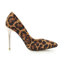 Arden Furtado Summer Fashion Women's Shoes sexy Leopard pumps Pointed Toe Stilettos Heels Slip-on Party Shoes