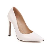 Arden Furtado Summer Fashion Women's Shoes Slip-on Pointed Toe Stilettos Heels pure color Sexy Elegant white pumps small size shoes