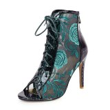 Arden Furtado Summer Fashion Women's Shoes Classics Peep Toe lace boots Cross Lacing ankle Boots