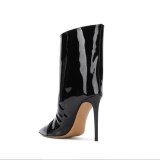 Arden Furtado Fashion Women's Shoes Winter Pointed Toe Stilettos Heels  Sexy Elegant Ladies Boots silver boots