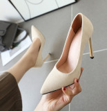 Arden Furtado Summer Fashion Trend Women's Shoes  Slip-on pure color Sexy Elegant Pointed Toe Stilettos Heels Pumps Big size 48