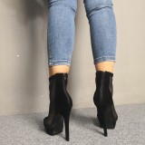 Arden Furtado Summer Fashion Women's Shoes Platform Sexy Elegant Mature Peep Toe mesh boots Back zipper stilettos heels Sandals Big size 47