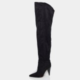 Arden Furtado Fashion Women's Shoes Winter Pointed Toe  Sexy Elegant Slip-on Classics Women's Boots Over The Knee High boots
