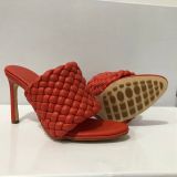 Arden Furtado Summer Fashion Women's Shoes open Toe Stilettos Heels Sexy Elegant Slippers high heels red blue white slides