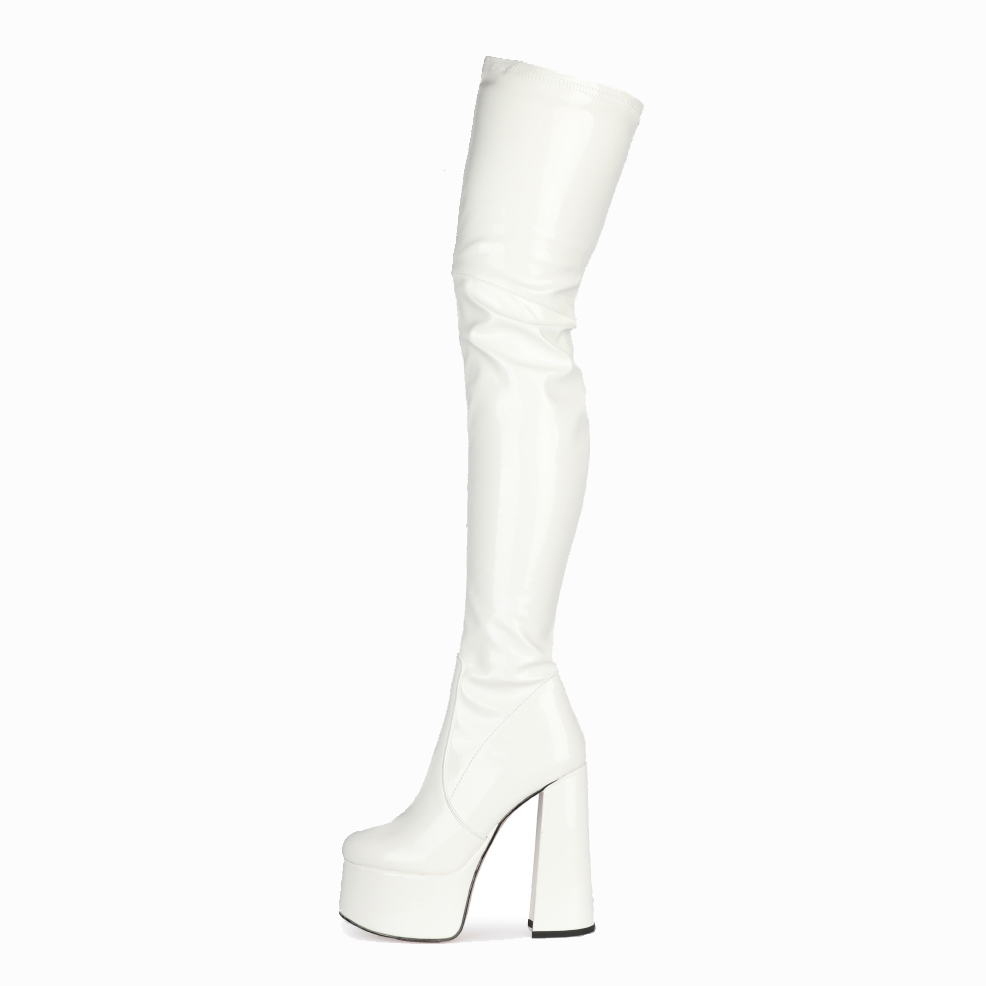 US$ 55.00 - Arden Furtado Fashion Women's Shoes Winter round Toe chunky ...