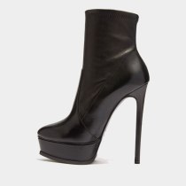 Arden Furtado 2020 autumn Fashion Women's Shoes Mature sexy Zipper Platform boots new Elegant Women's ankle Boots 14cm