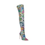Arden Furtado 2020 Fashion Women's Shoes Elegant Women's snakeskin Boots stiletto heels over the Knee High Boots big size 45