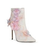 Arden Furtado Fashion Women's Shoes Winter Pointed Toe sexy new Zipper Flower Stilettos Heels Matur ankle boots big size 45