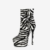 Arden Furtado 2020 autumn Fashion Women's Shoes  Elegant zipper Waterproof Short Boots sexy boots 44 45