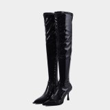 Arden Furtado 2021 winter fashion boots Elegant Pointed Toe Stilettos Heels Zipper  Sexy Elegant Ladies Boots Big size  48