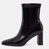 Arden Furtado 2021  Fashion Women's Shoes Winter  boots Square Head  Elegant Zipper Block heels Big size ankle boots 40