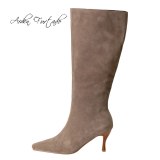 Arden Furtado 2021 Fashion spring autumn Women's Shoes Elegant Women's Boots Slip-on cone heels genuine leather Knee High Boots