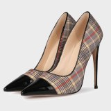 2021 Slip On Shallow Pumps  Elegant Sexy High Heels Stilettos Ladies Classics Retro Women's Shoes Big size 47