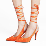 Arden Furtado 2021 summer stilettos heels fashion  high heels Classics Concise brand shoes Ankle Strap Party Shoes sandals