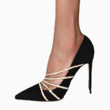 Arden Furtado 2021 New Spring Summer Fashion Women's Shoes Pointed Toe Stilettos Heels Sexy Elegant Ladies Heels Sandals 46 47