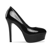 Arden Furtado 2021 spring autumn shoes woman high heels  red nude  slip on stilettos big size platform pumps 33