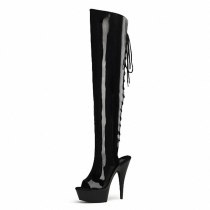Arden Furtado 2021  Summer Fashion Women's Shoes New Cool boots Peep Toe  Waterproof sexy Cross Lacing Over The Knee Boots