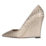 Arden Furtado 2021 Spring  autumn Fashion Wedges Women's Shoes Elegant Pointed Toe slip on high heels ladies Pumps NEW ARRIVEL