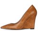 Arden Furtado 2021 Spring autumn Fashion Wedges Women's Shoes Elegant  Pointed Toe rainbow Pumps office lady shoes 43