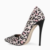 Arden Furtado 2021 New Spring Fashion Pink Women's Shoes Pointed Toe Stilettos Heels Sexy Leopard grain  Party shoes Pumps
