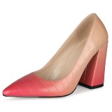 Arden Furtado 2021New Summer Fashion  Women's Shoes Elegant Pointed Toe Sexy Block heels Party shoes Pumps 47