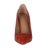 Arden Furtado 2021New Summer Fashion  Women's Shoes Red Elegant Pointed Toe Sexy Block heels Party shoes Pumps 47