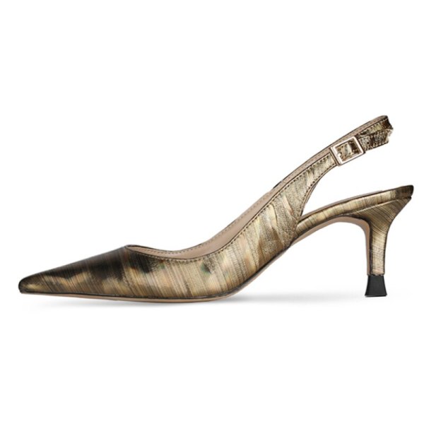 Arden Furtado 2021 summer Fashion Women's Shoes poots Gold  Buckle Sandals Stilettos Heels Pointed Toe large size 45