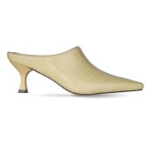 Arden Furtado Summer Fashion 2021 Women's Shoes Sexy  Square Head Elegant Slippers Stilettos Heels Mules chunky heels size 45