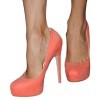 Arden Furtado 2021 New Fashion Round Toe Stilettos heels Waterproof Women's shoes Sexy Elegant Buckle Pink Pumps Big Size 47