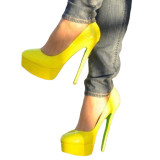 Arden Furtado 2021 New Fashion Round Toe Stilettos heels Waterproof Women's shoes Sexy Elegant Buckle Pink Pumps Big Size 47
