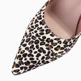 Arden Furtado 2021 New Spring autumn Fashion Pointed Toe Chunky Heels Women's Shoes Sexy Elegant Leopard Black Pumps 41 42 43