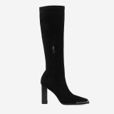 Arden Furtado 2020 Fashion Women's Shoes chunky Heels high heels Square Head Elegant Women's Boots ladies knee high Boots 41 43
