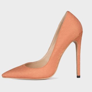 Arden Furtado Fashion Women's Shoes Pointed Toe Stilettos Heels Sexy orange  Elegant pumps high heels office lady Big size 46 47