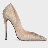 Arden Furtado Fashion Women's Shoes Pointed Toe Stilettos Heels Sexy  silver Elegant pumps high heels office lady Big size 46 47