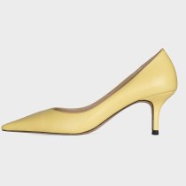 Arden Furtado Fashion Women's Shoes Pointed Toe Stilettos Heels Sexy  Yellow White Pumps High Heels Office Lady Big Size 46 47