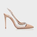 Arden Furtado Summer Fashion Women's Shoes Pointed To Stilettos Heels Crystal Rhinestone Elegant pumps high heels big size 44 45