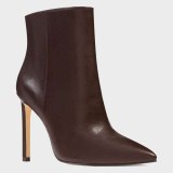 Arden Furtado 2021 Fashion Winter Pointed Toe Women's Stilettos Heels Customized Various Color Zipper Big size Ankle boots 44 45