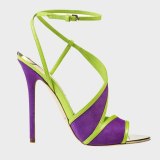 Arden Furtado Summer Fashion Women's Shoes  Stilettos Heels Purple Sexy Elegant Sandals Buckle Strap Party Shoes 45 46