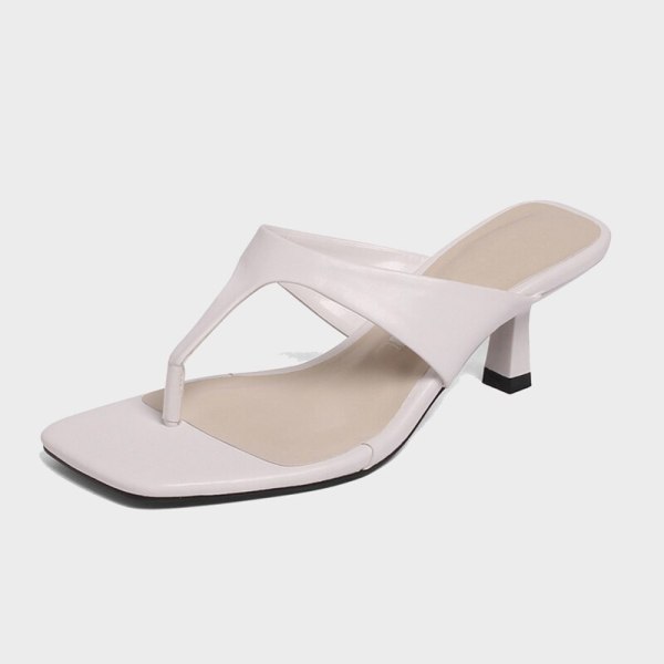 Arden Furtado Summer Fashion Women's Shoes  Stilettos Heels New Sexy  Square Head Elegant Slippers heels