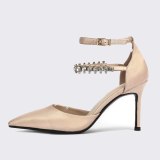 Arden Furtado Summer Fashion Women's Shoes Sexy  Elegant Stilettos Heels Crystal Rhinestone Classics  Sandals 33-40