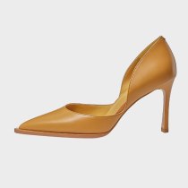 Arden Furtado  Fashion Women's Shoes Yellow Pointed Toe Stilettos Heels Sexy Elegant  Pumps High Heels Office Lady shoes 33 40