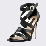 Arden Furtado Summer Fashion Women's Shoes Sexy Elegant Stilettos Heels Narrow Band Buckle Pointed toe Sandals size 44 45