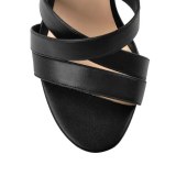 Arden Furtado Summer Fashion Women's Shoes Sexy Elegant Stilettos Heels Narrow Band Buckle Pointed toe Sandals size 44 45