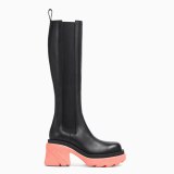 Arden Furtado 2021 Winter Fashion Boots Elegant Platform Chunky Heels Block heels Ladies Shoes platform Knee High Boots 40 41