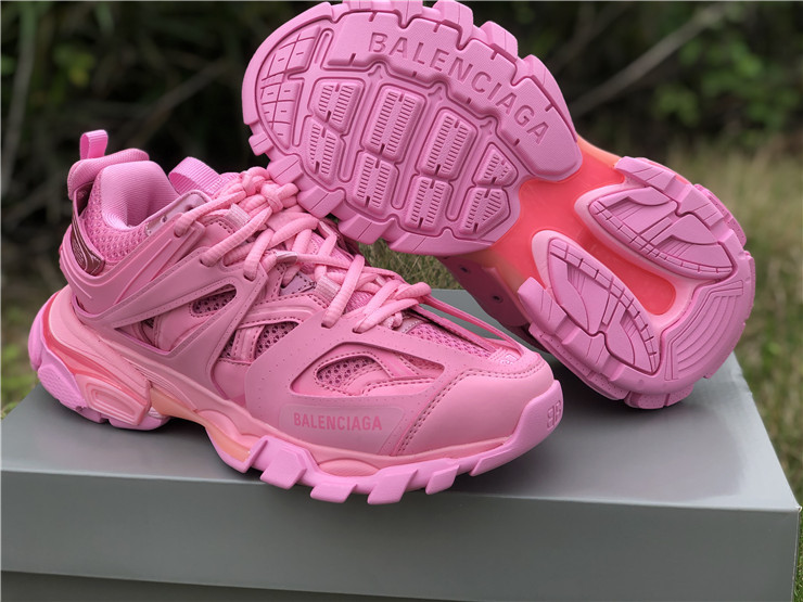 track sneaker balenciaga pink