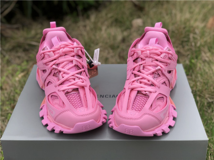 BALENCIAGA 2020SS TRACK TRAINERS 3.0 PINK SNEAKERS