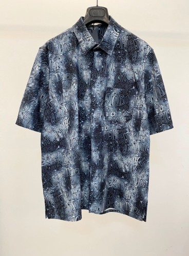 DIOR2020SS X STUSSY GRAPHIC PRINTED SILK BLENDED SHIRT SHORT SLEEVE