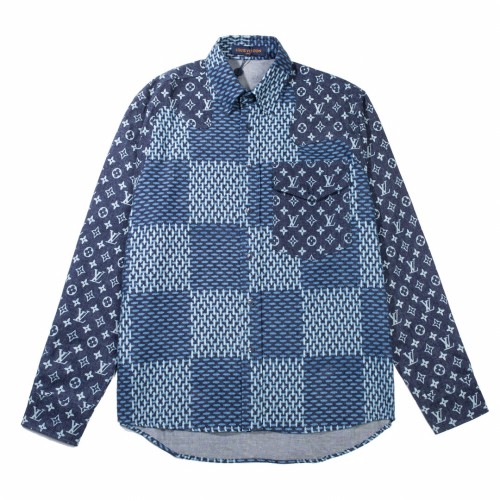 LOUIS V 2020FW CHECK AND DAMIER FLANNEL SHIRT