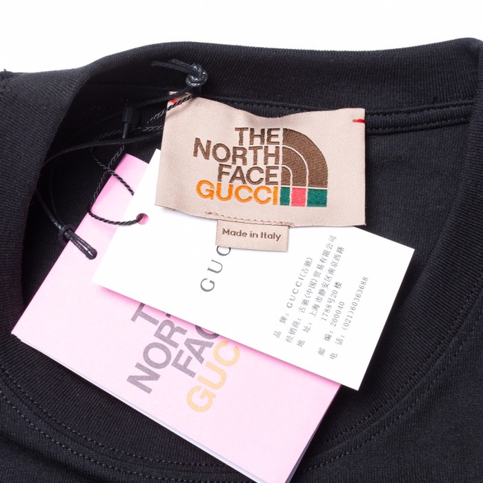 GUCCI2021SS X THE NORTH FACE TNF COTTON T-SHIRT